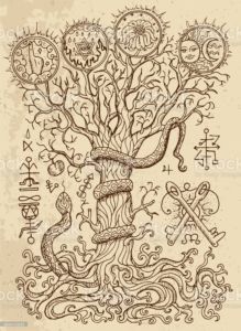 Esche Mythologie