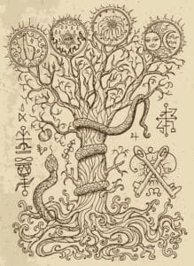 Griechische Mythologie der Esche